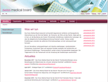 Tablet Screenshot of medical-board.ch